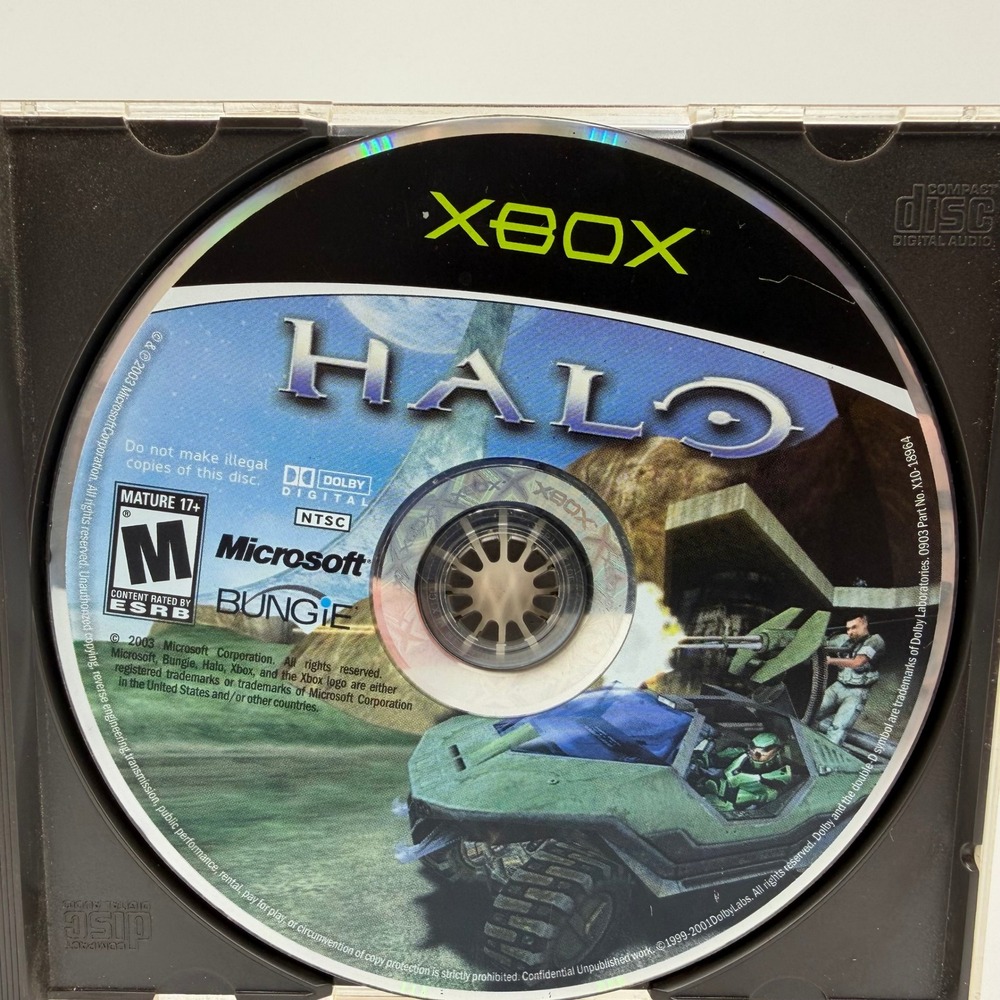 Halo Combat Evolved Microsoft Xbox Original Video Game Disc Only Bungie NTSC